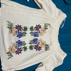 Agaci off the shoulder floral top